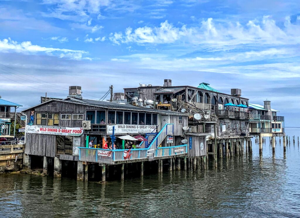 Quaint dining in Cedar Key Florida