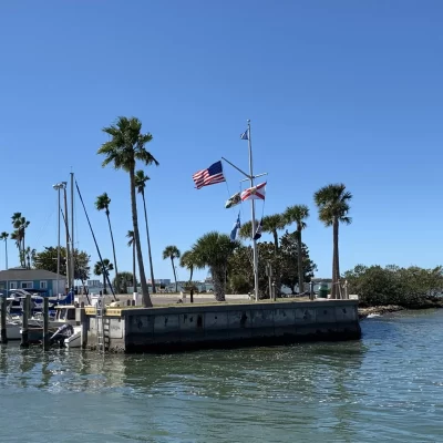 The docks in Dunedin Florida