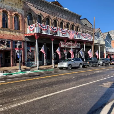 Old Red Garter Western Wear shop in Virginia City