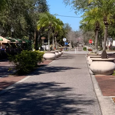 Tarpon Springs Florida bike path